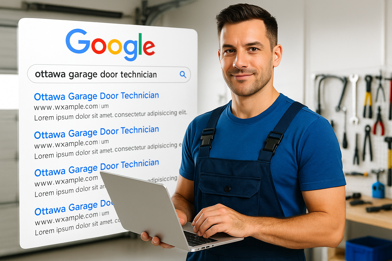 20251022 0803 garage tech in action simple compose 01k85wqmr3ecg8gqamcr84pyyn