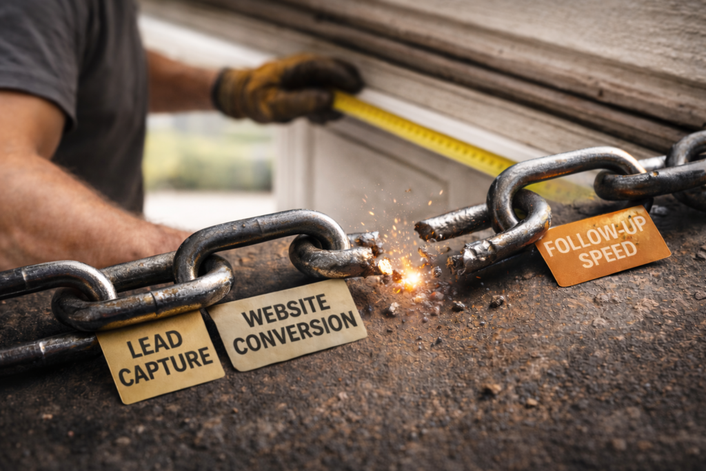 Garage Door Marketing Chain only its broken