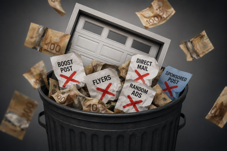 Random Garage Door Marketing is costing you thousands